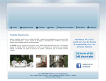 Tablet Screenshot of geriatricoarcoiris.com.ar